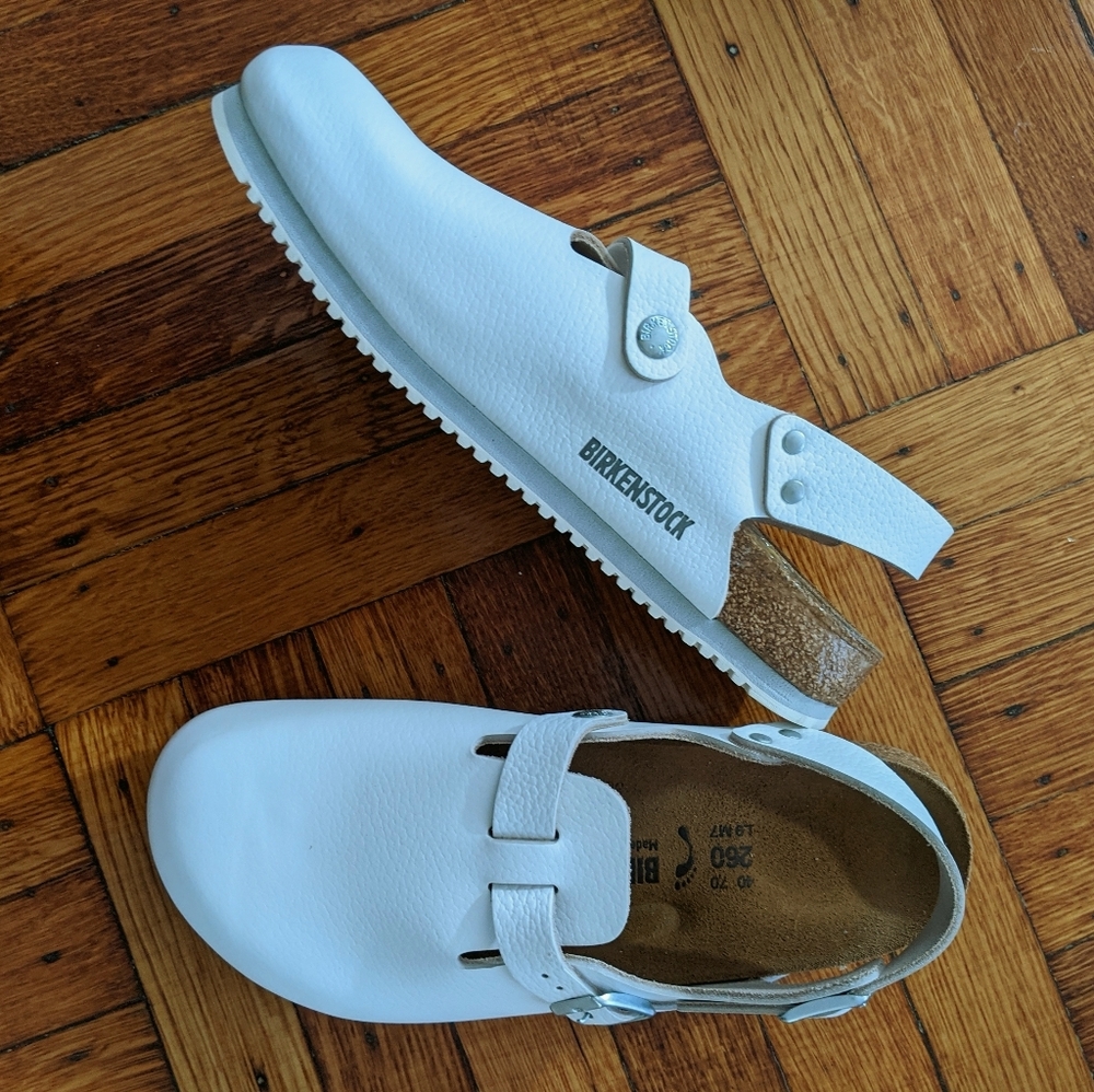 Birkenstock Tokio Super Grip, White Strap Shoes